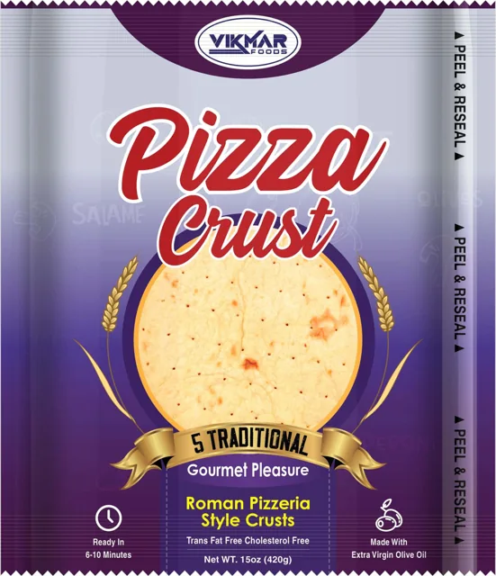 Ultra Thin Traditional Pizza Crust – 7-inch 5-pack — 7-inch · 5-pack