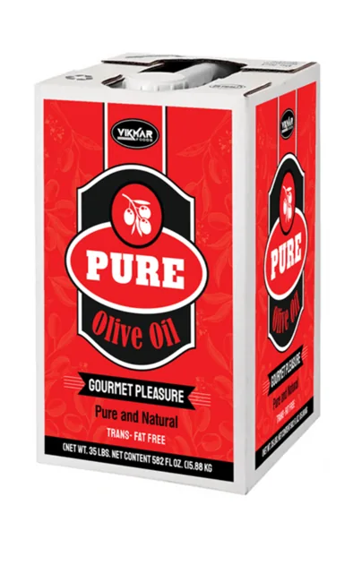 Pure Olive Oil — 35 lb jug-in-box