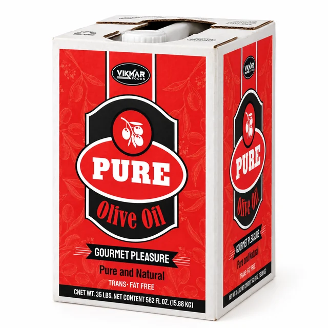 Pure Olive Oil — 35 lb jug-in-box