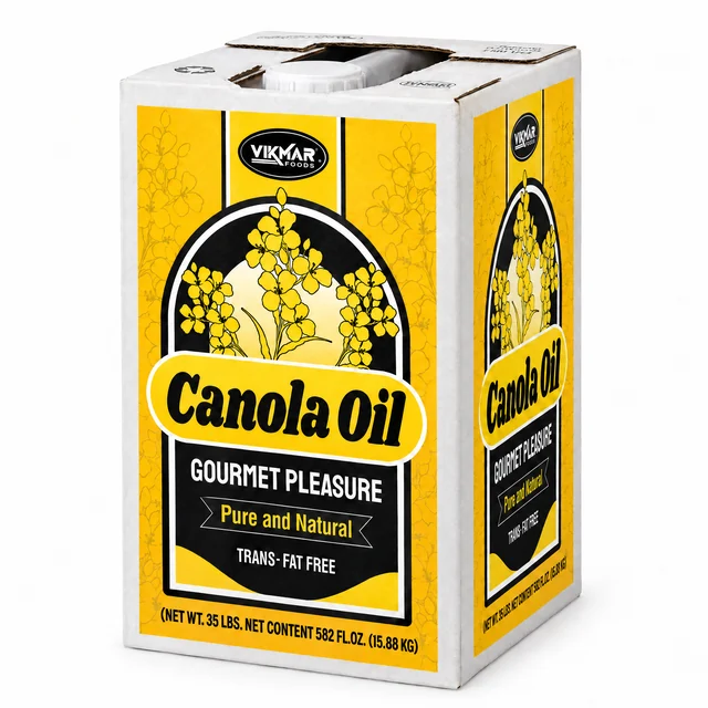 Canola oil 35 lb jug-in-box product illustration